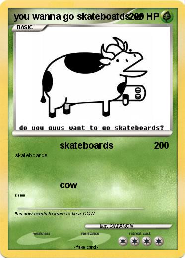 Pokemon you wanna go skateboatds