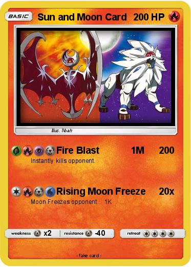Pokemon Sun and Moon Card
