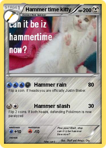Pokemon Hammer time kitty