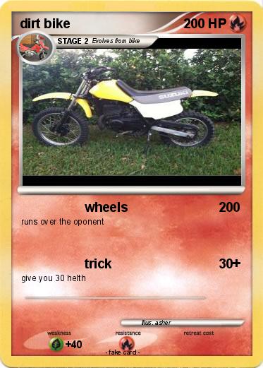 Pokemon dirt bike