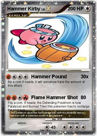 Pokemon Hammer Kirby