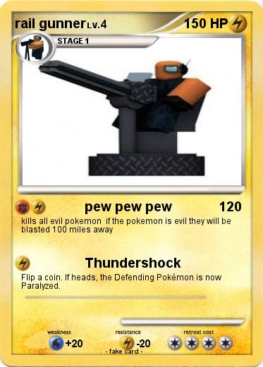 Pokemon rail gunner