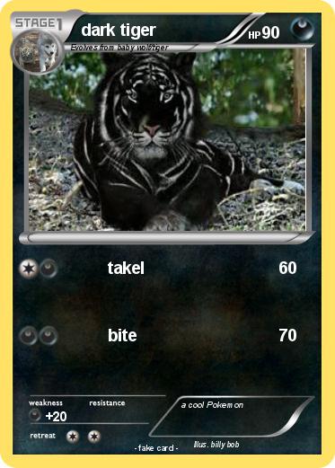 Pokemon dark tiger