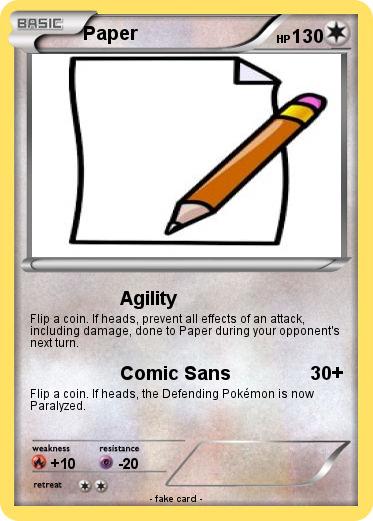 Pokemon Paper