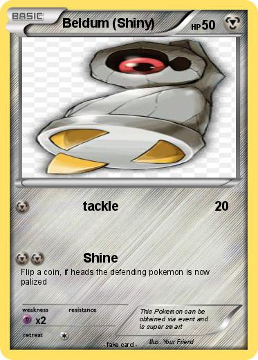 Pokemon Beldum (Shiny)