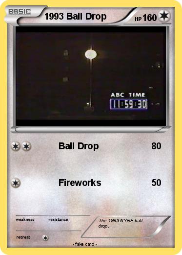 Pokemon 1993 Ball Drop