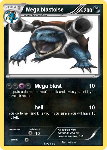 Pokemon Mega blastoise