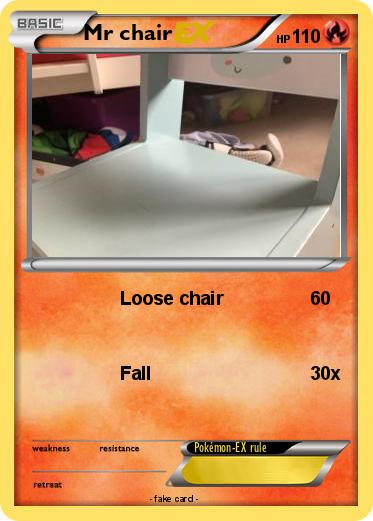 Pokemon Mr chair