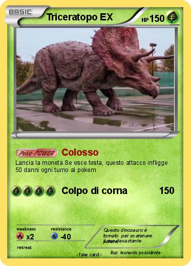 Pokemon Triceratopo EX