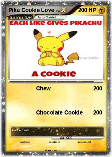 Pokemon Pika Cookie Love