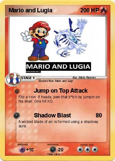 Pokemon Mario and Lugia
