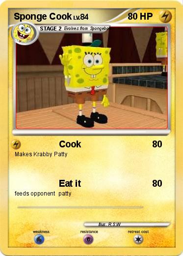 Pokemon Sponge Cook
