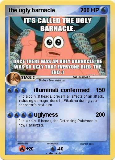 Pokemon the ugly barnacle