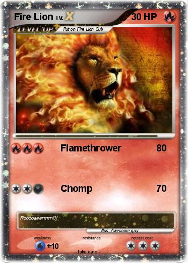 Pokemon Fire Lion