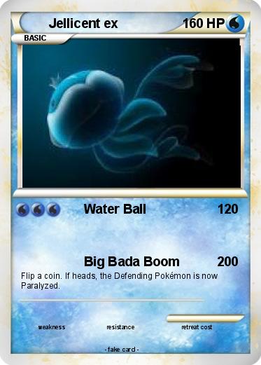 Pokémon Jellicent ex - Water Ball - My Pokemon Card