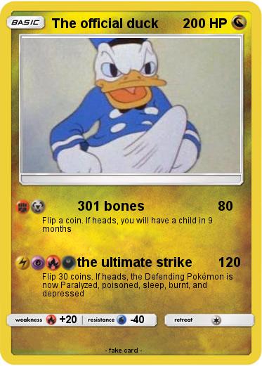 Pokemon The official duck