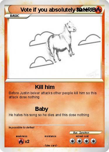 Pokemon Vote if you absolutely hate JB