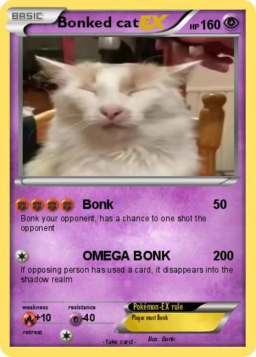 Pokemon Bonked cat
