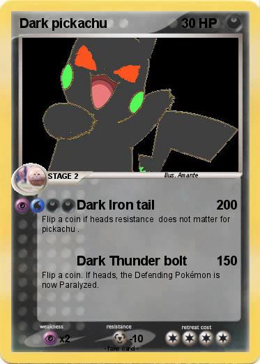 Pokemon Dark pickachu