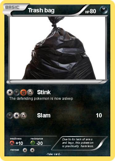 Pokemon Trash bag