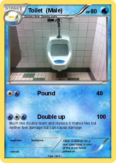 Pokemon Toilet  (Male)