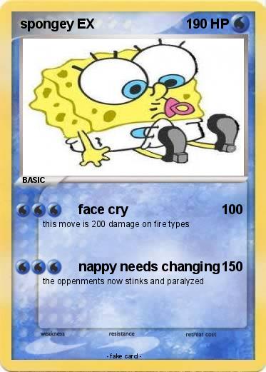 Pokemon spongey EX