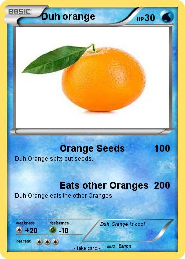 Pokemon Duh orange
