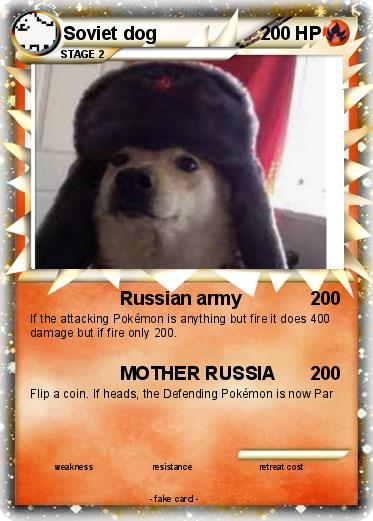 Pokemon Soviet dog