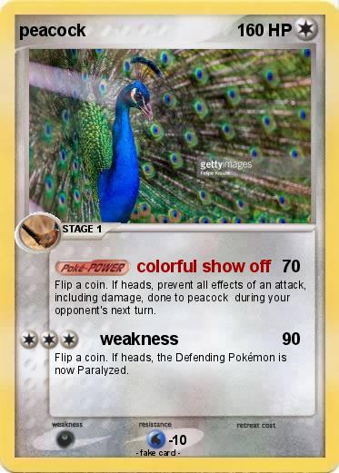 Pokemon peacock