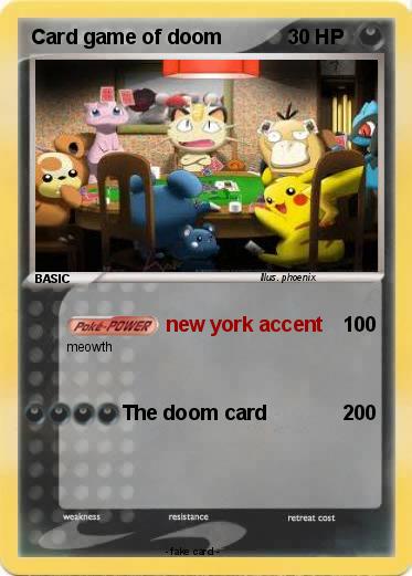 Pokemon Card game of doom