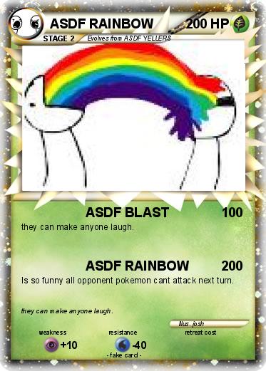 Pokemon ASDF RAINBOW