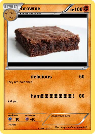 Pokemon brownie