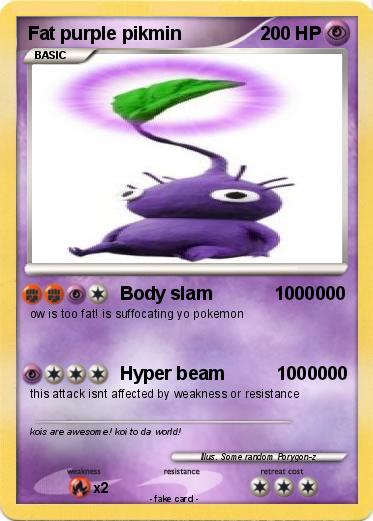 Pokemon Fat purple pikmin