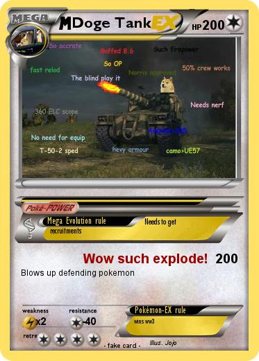 Pokemon Doge Tank