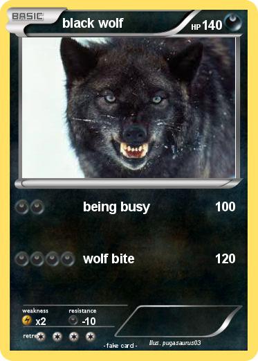 Pokemon black wolf