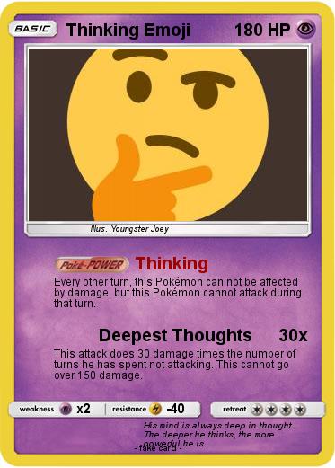 Pokemon Thinking Emoji