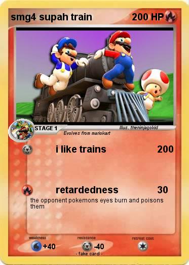 Pokemon smg4 supah train