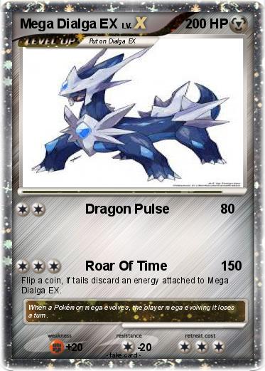 Pokémon Mega Dialga EX 7 7 - Dragon Pulse - My Pokemon Card