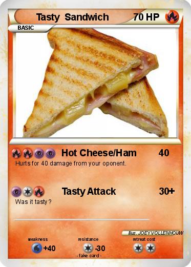 Pokemon Tasty  Sandwich