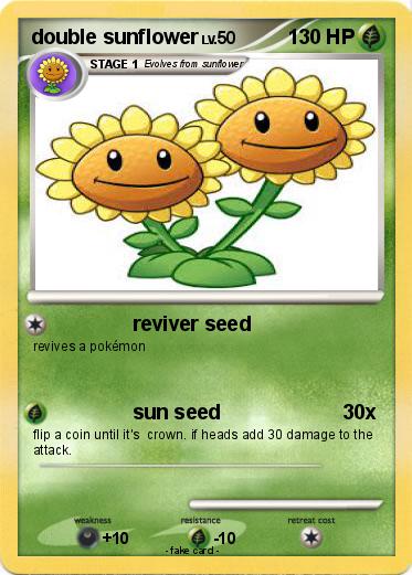 Pokemon double sunflower