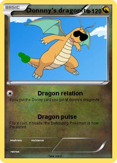 Pokemon Donnny's dragonite