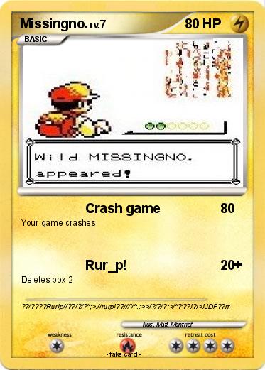 Pokemon Missingno.