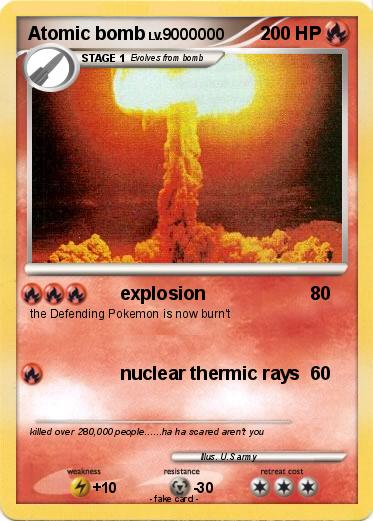 Pokemon Atomic bomb
