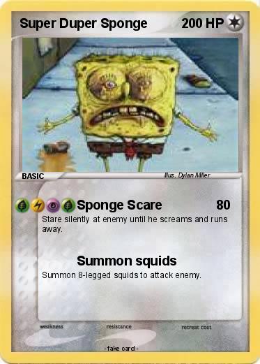 Pokemon Super Duper Sponge