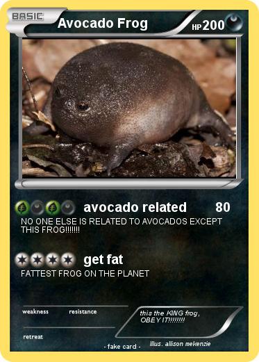 Pokemon Avocado Frog