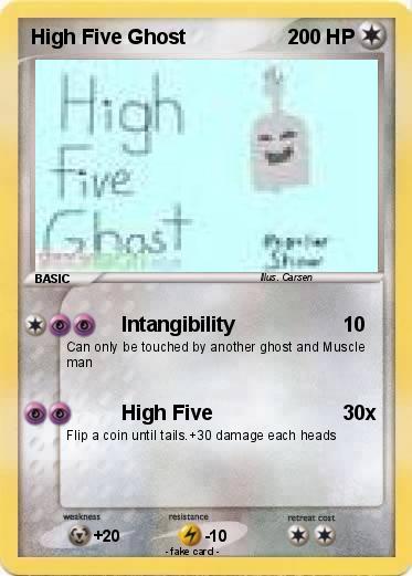 Pokemon High Five Ghost