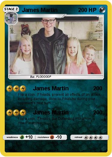 Pokemon James Martin