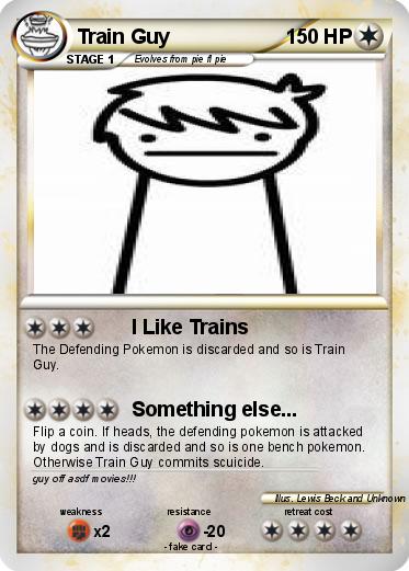 Pokemon Train Guy