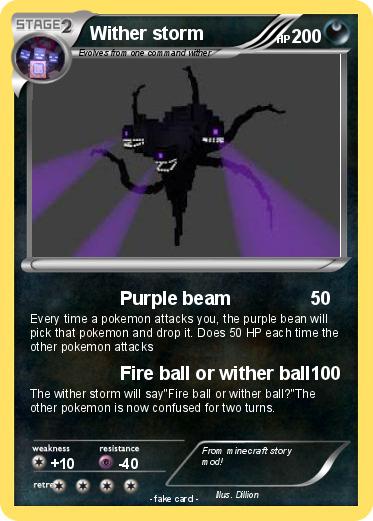 Pokemon Wither storm