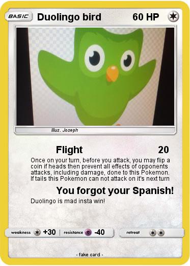 Pokemon Duolingo bird